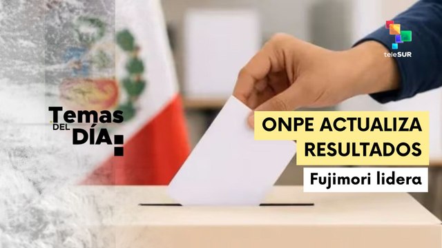 TDD: 16.04.26 ONPE avanza con 93% de actas contabilizadas y Fujimori lidera elecciones en Perú