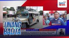 Huling araw ng 3-day transport strike ng MANIBELA | Unang Balita