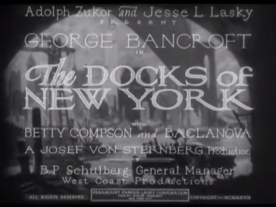 The Docks of New York (1928)