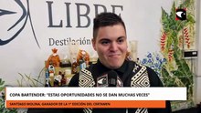 Santiago Molina fue el ganador de la 1° edición de la Copa Bartender Misiones Dorada