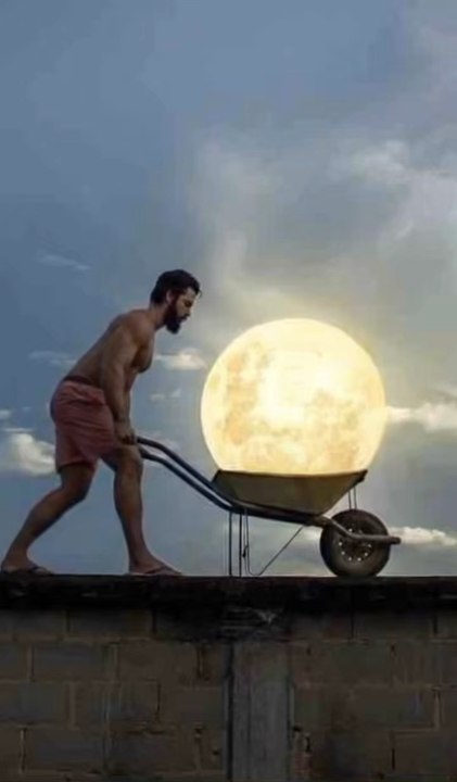 The man who stole the sun! #space #funny #steal #unique