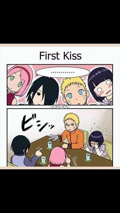 Naruto first kiss 🤣 Naruto kiss moments - Naruto Shippuden Funny moments#narutokissmoments#naruto#op