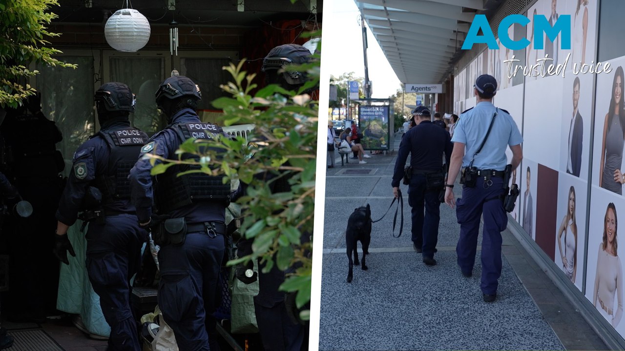 Five arrested, cash, weapons, drugs seized