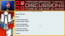 2027 Transformers Age of EVOLUTION Animated Lugnut, Energon Scorponok, Barricade & More - TF-Talk