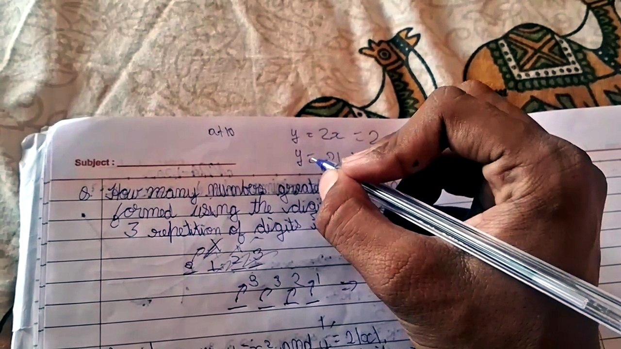 Consider the curves y =x² and y=2|x|, what is the number of points of intersection of the curves,