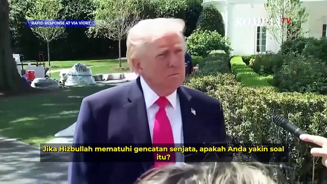 Trump Umumkan Gencatan Senjata Israel & Lebanon, Netanyahu Ogah Tarik Pasukan!
