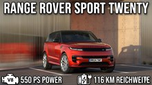 2026 Range Rover Sport Twenty Edition: Sondermodell mit 550 PS