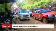 Endonezya'da helikopter kazası: 8 ölü