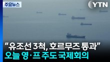 "유조선 3척, 또 호르무즈 통과"...오늘 영·프 주도 국제회의 / YTN