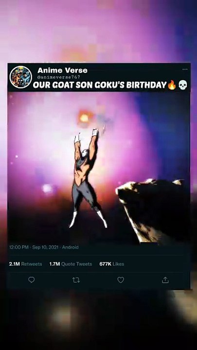 OUR GOAT SON GOKU'S BIRTHDAY🔥💀