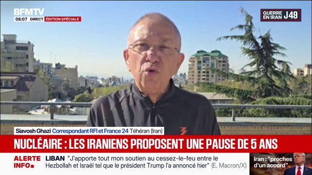 L'Iran propose de suspendre l'enrichissement de son uranium pendant 5 ans