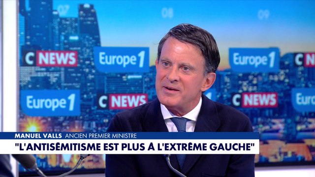 Manuel Valls : «Je n'oublie pas qu'il y a toujours des antisémites à l'extrême droite»