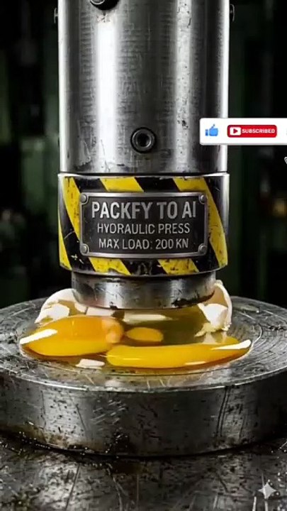 Hydraulic Press vs Egg 🥚 | Satisfying Crush in Slow Motion 😱