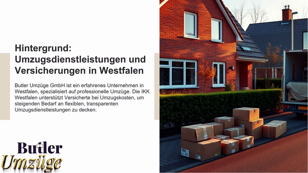 Umzugskostenübernahme Butler Umzüge und die IKK Westfalen