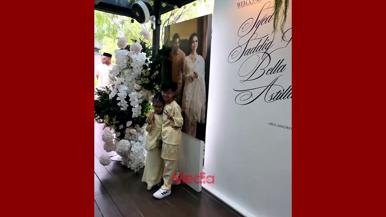 Ayden & Ara di Majlis Pertunang Syed Saddiq & Bella Astillah