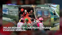 Momen Evakuasi Korban Helikopter PK-CFX Jatuh di Hutan Kalbar