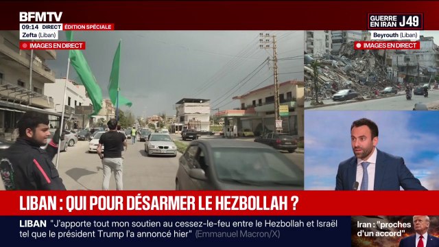 Désarmement du Hezbollah: Il va falloir que la France et la communauté internationale soutiennent l'État libanais , affirme Michel Hélou, secrétaire du parti libanais Bloc national