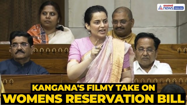 Kangana Ranaut’s Filmy Take on Women’s Reservation Bill Steals The Show