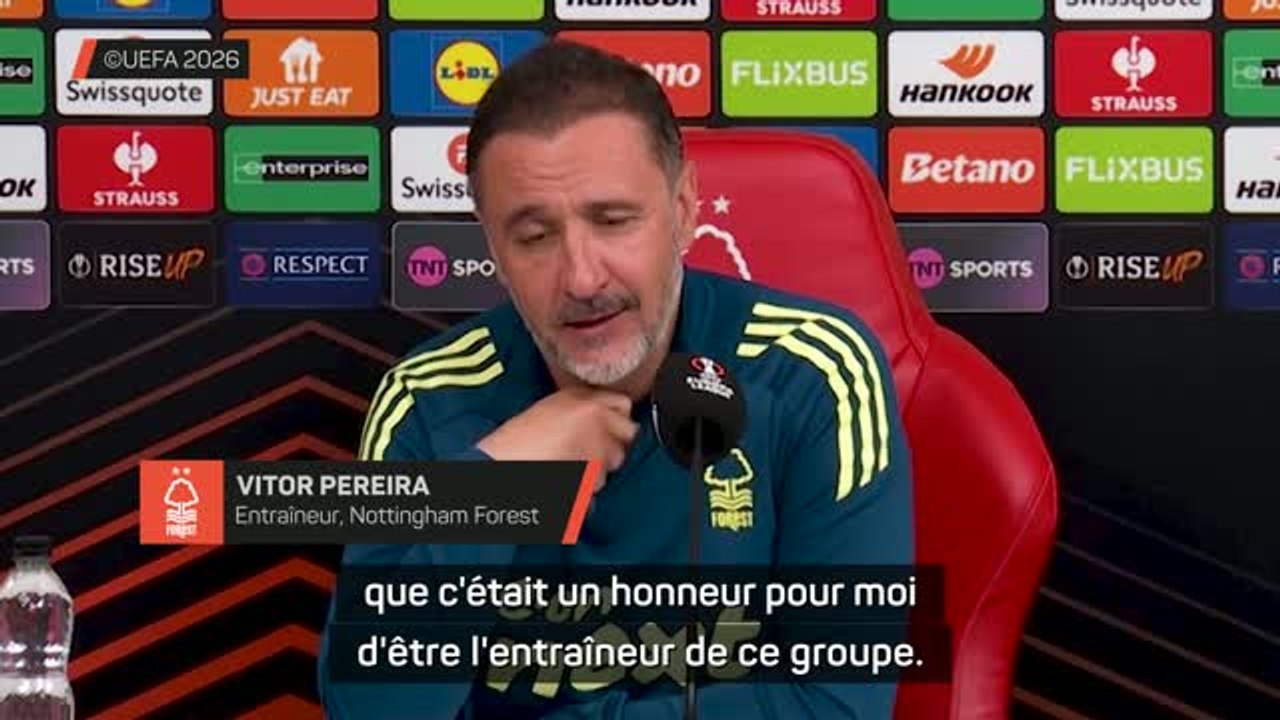 Nottingham Forest - Pereira : "Un honneur pour moi d'être l'entraîneur de ce groupe"