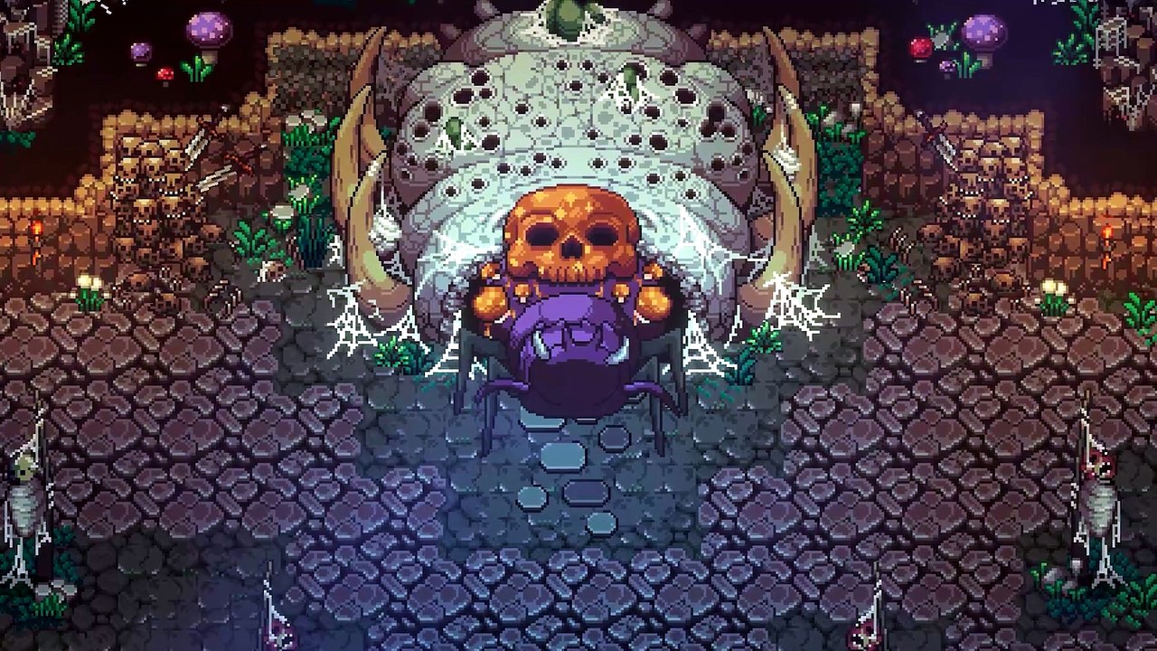 Emberville: ankündigungstrailer zum düsteren und grind-lastigen pixel-abenteuer