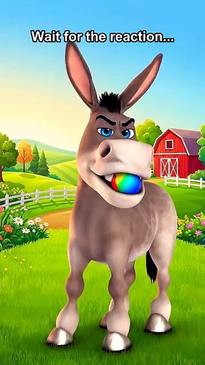 He regret eating that candy! 🍬 (Funny Animation) #donalddonkey