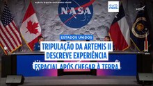 Missão histórica à Lua: tripulação da Artemis II descreve visão mais majestosa de sempre