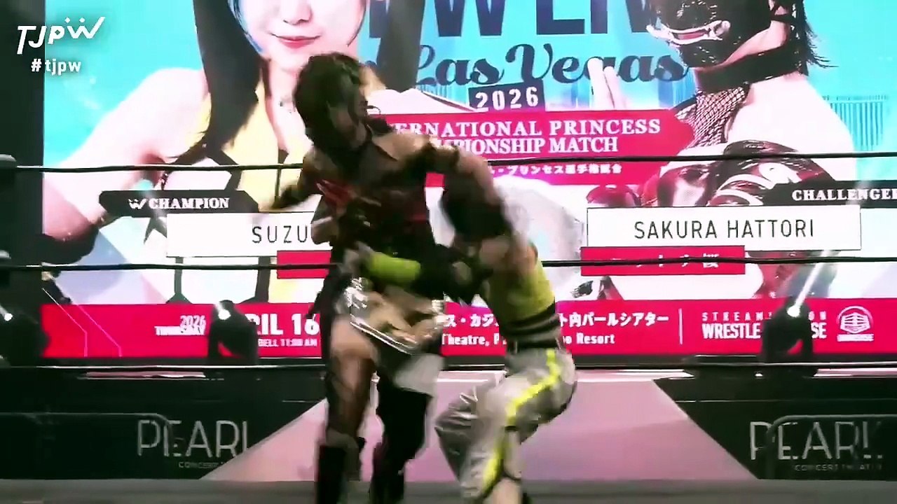 Suzume vs. Sakura Hattori [International Princess Title] (TJPW 2026.04.16)