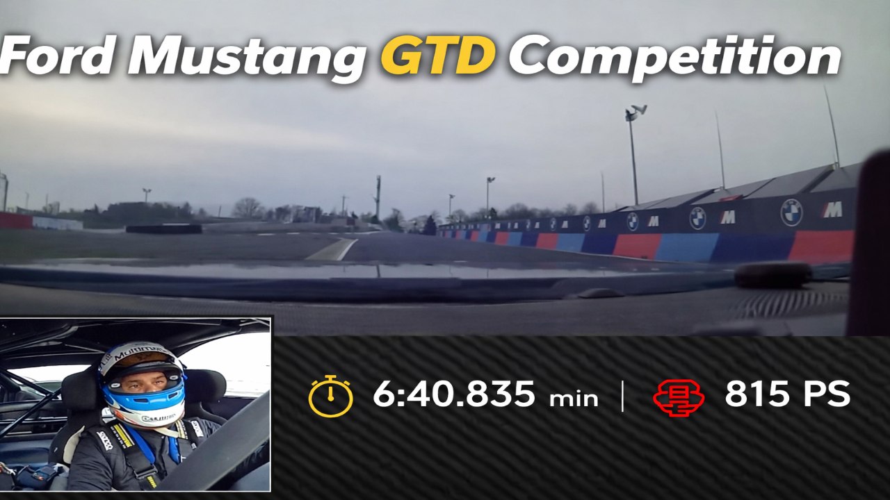 Ford Mustang GTD Competition mit Rekordrunde 6:40,835 min