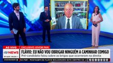 Flávio Bolsonaro: “Não vou obrigar ninguém a caminhar comigo”; Mehero e Motta comentam