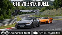 Chevrolet Corvette ZR1X (C8) gegen Ford Mustang GTD Competition im Vergleich