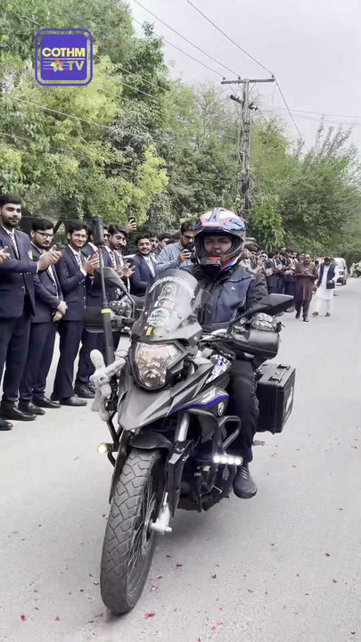 COTHM Pays Tribute to Pakistan’s First Female Biker Gul Afshan Tariq with a Grand Reception!