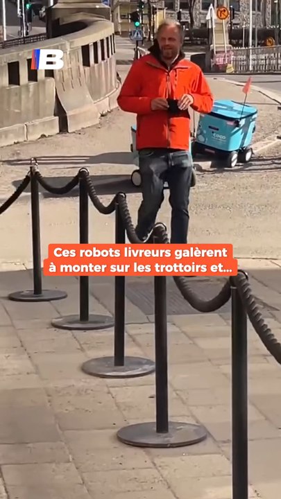 😭 Des robots livreurs qui restent coincés ⁉️