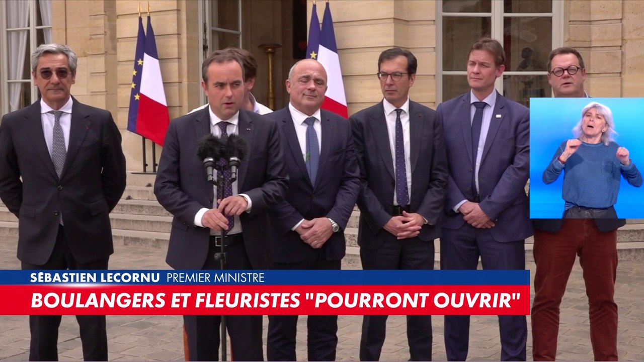 Sébastien Lecornu annonce que «les boulangeries et les fleuristes pourront ouvrir ce 1er-Mai»