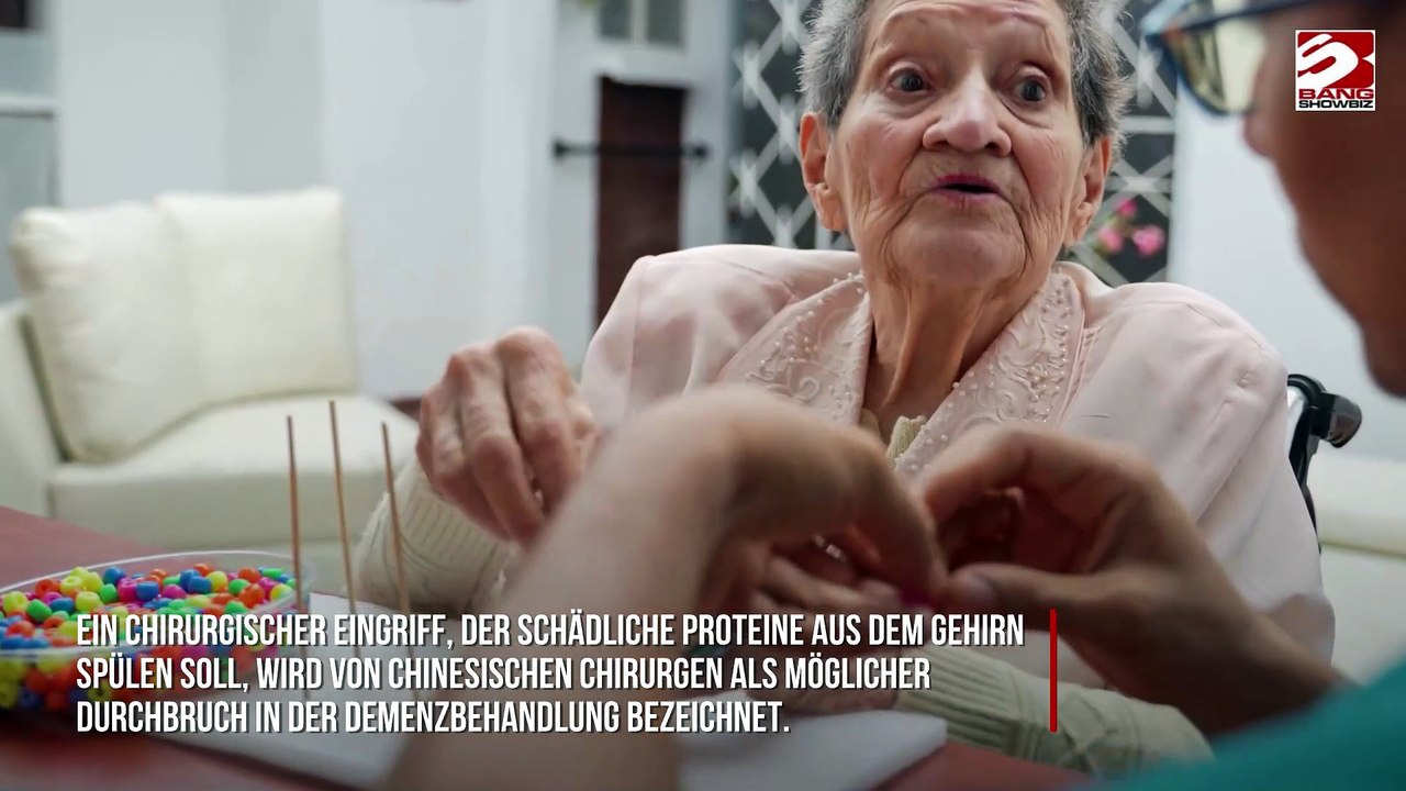Chirurgen testen Halsoperation zum Ableiten giftiger Proteine, die mit Demenz in Verbindung stehen