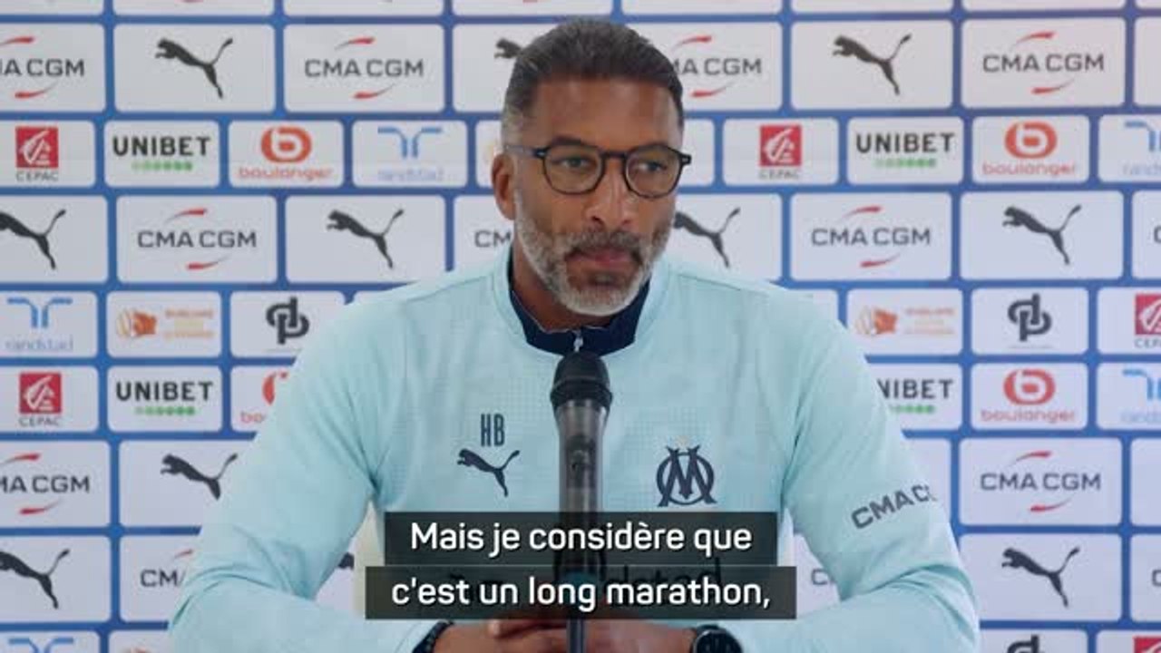Marseille - Beye s'attend à vivre "un long marathon" dans la course à la 3e place