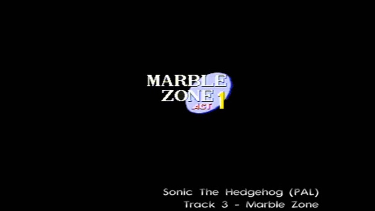 Sonic Marble Zone PAL