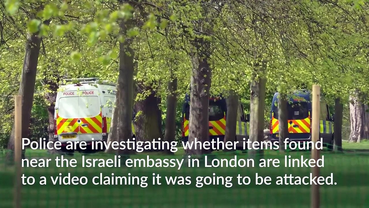 Police in protective clothing respond to incident near Israeli embassy