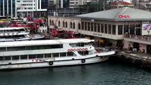 İstanbul'da yolcu teknesinde yangın paniği