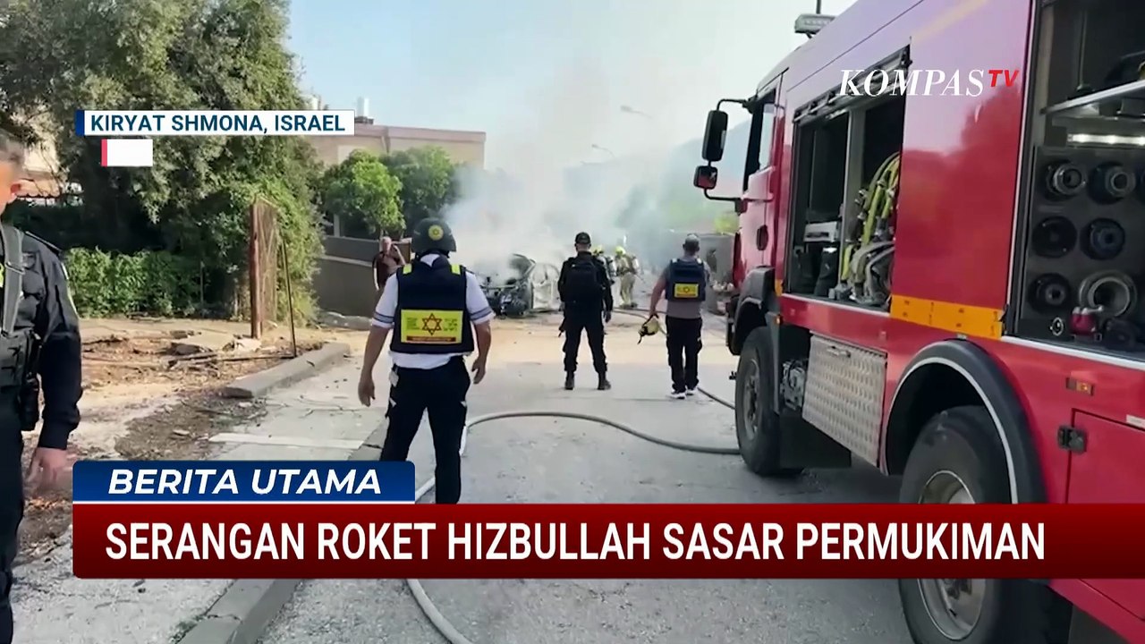 Penampakan Permukiman Kiryat Shmona Israel Dihantam Roket Hizbullah Jelang Gencatan Senjata | BERUT
