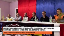 Presentaron el Rally Integración Eldorado – Victoria y anticipan un fin de semana con gran convocatoria