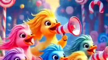 Cute duckling dancing cartoon fun video for kids #kids 2026