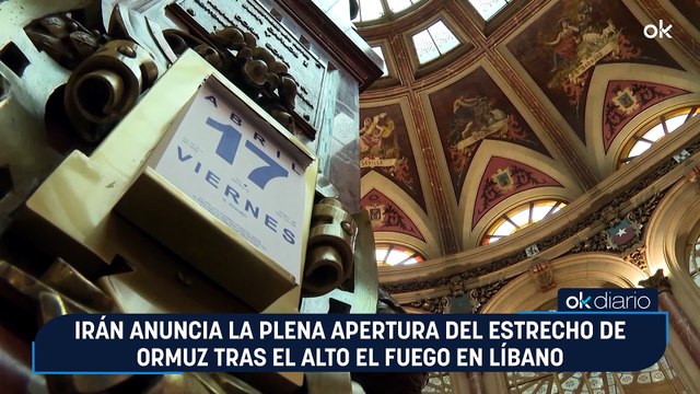 Irán anuncia la plena apertura del estrecho de Ormuz tras el alto el fuego en Líbano