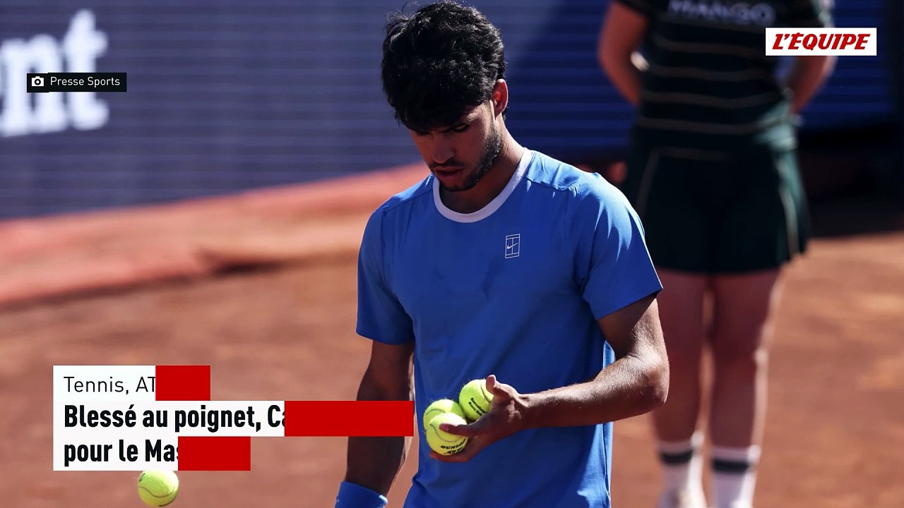 À un mois de Roland-Garros, Carlos Alcaraz déclare forfait pour le Masters 1000 de Madrid - Tennis - ATP - Madrid