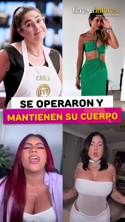 Famosas que se operaron para ser flacas y ahora mantienen su cuerpo
