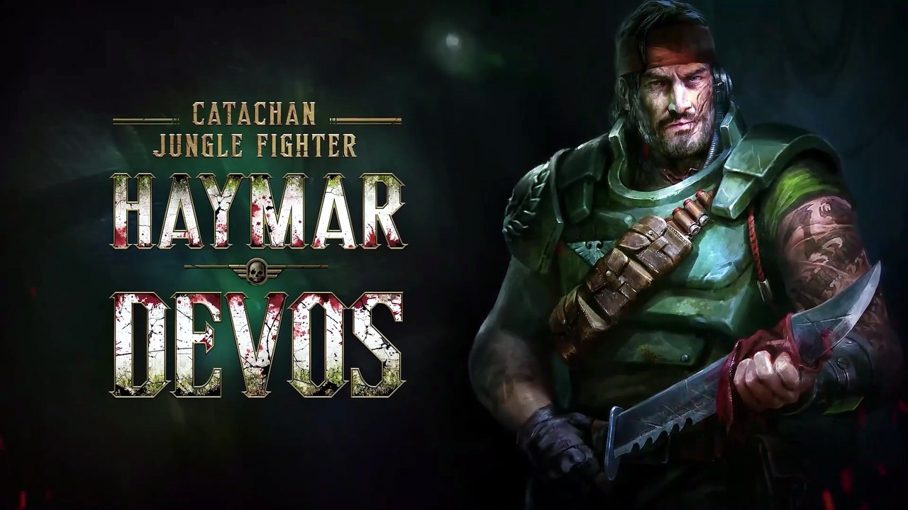 Warhammer 40.000: Dark Heresy stellt im Trailer Haymar Devos vor, einen der neuen Begleiter im Rollenspiel