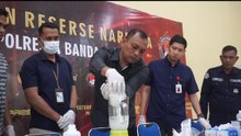 Polresta Banda Aceh Musnahkan 2 Kilogram Sabu