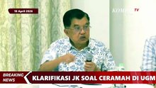 Jusuf Kalla Sikapi Pelaporan Dirinya soal Viral Potongan Ceramah di UGM