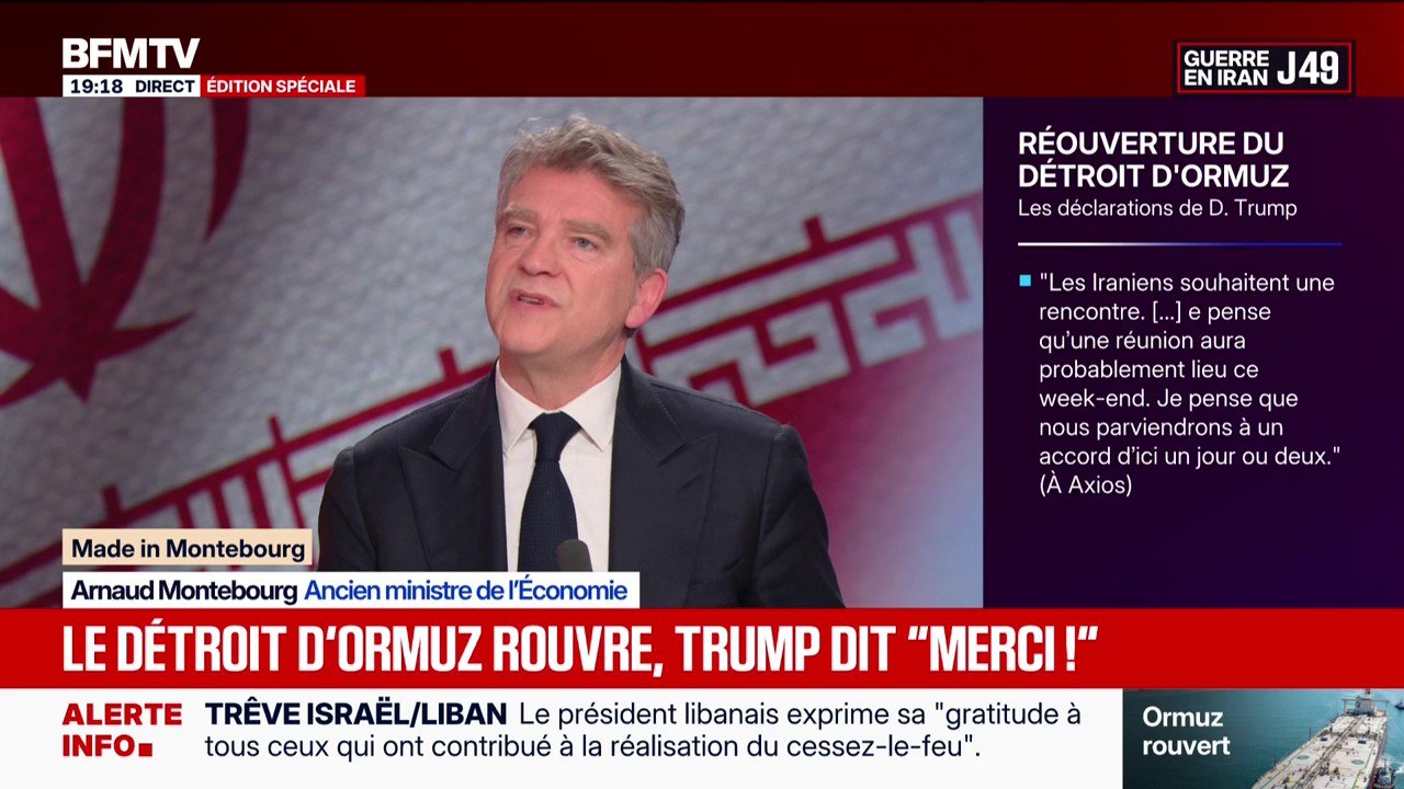 MADE IN MONTEBOURG - Sommet sur le détroit d'Ormuz: “Il est grand temps que les Européens décident de durcir le bras de fer avec les Américains qui ne sont pas nos amis”, affirme Arnaud Montebourg