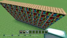 Comment faire une ÉTAGERE À LIVRES sur MINECRAFT ? 📚 #22