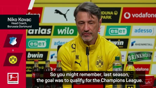 Kovac targeting UCL qualification as early as possible